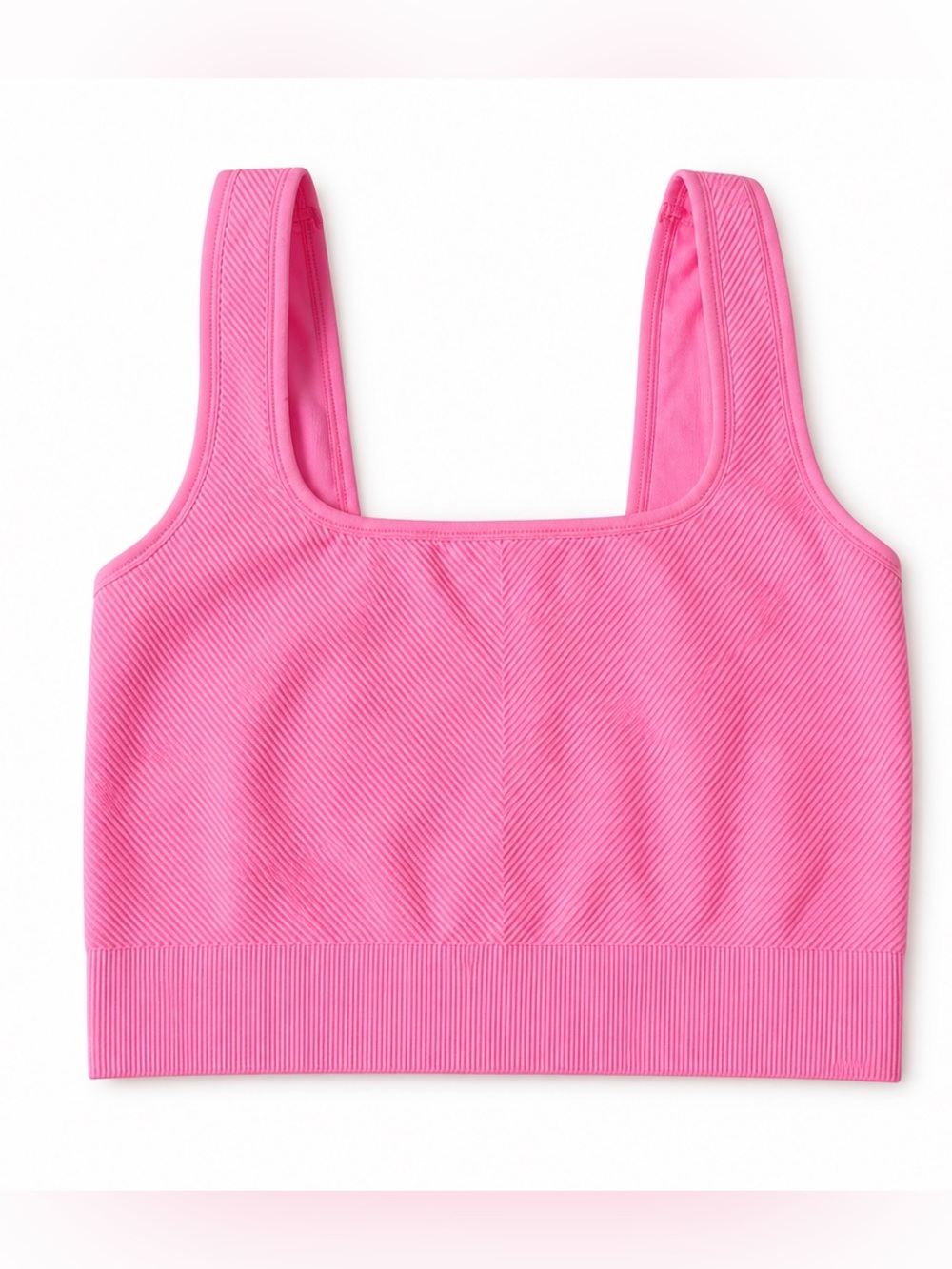 all in motion Hot Pink Ribbed Sports Bra - Size M - GUC